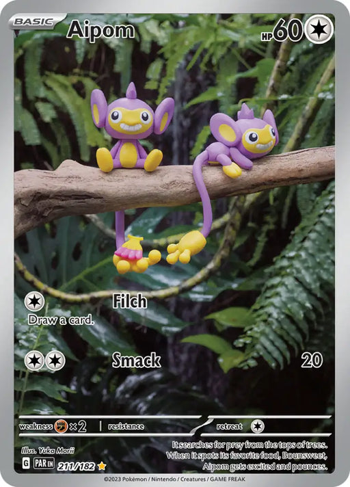 Aipom (211/182) [Scarlet & Violet: Paradox Rift] - Pokemon Single