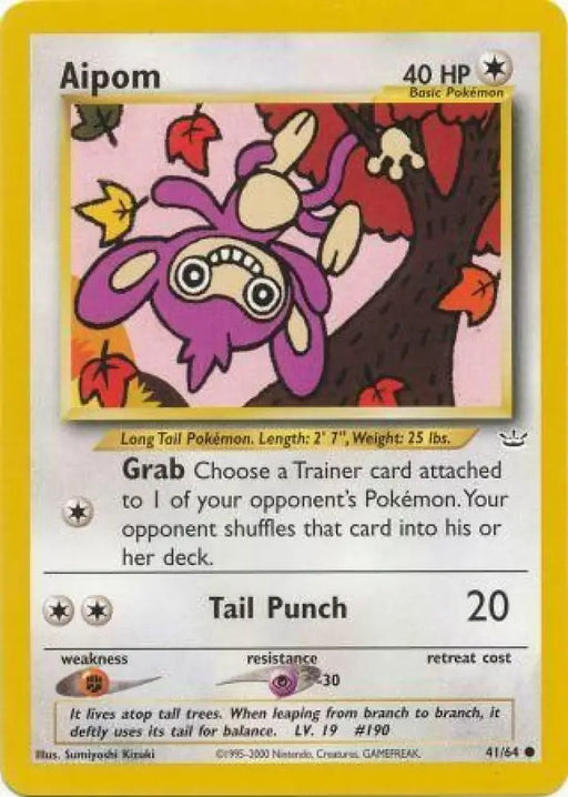 Aipom (41/64) [Neo Revelation Unlimited] - Pokemon Single
