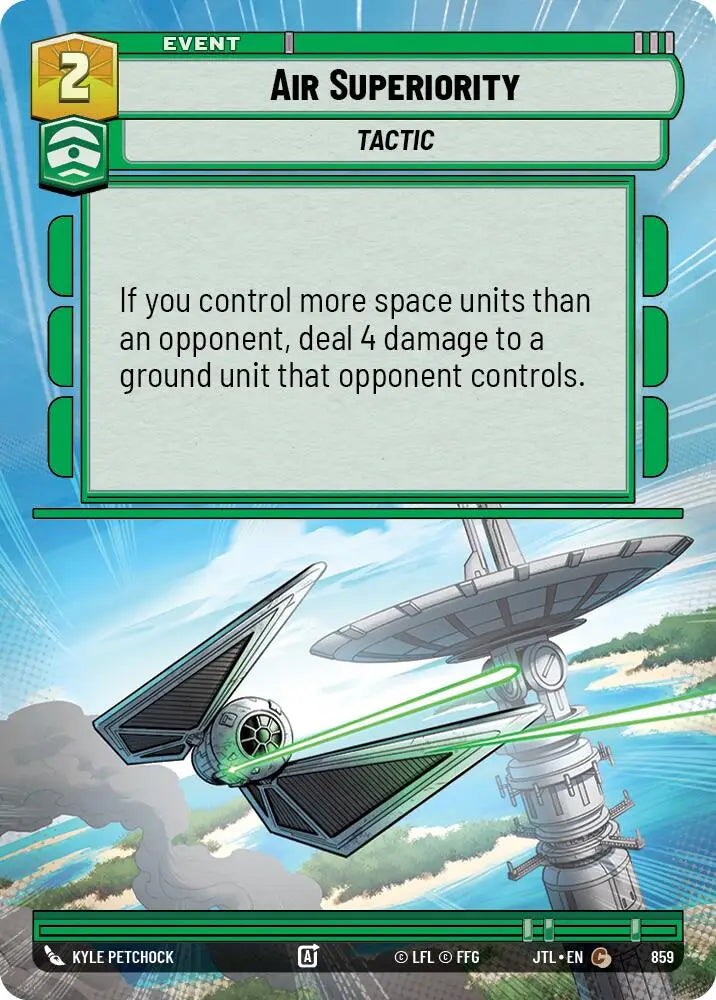 Air Superiority (Hyperspace Foil) (859) [Jump to Lightspeed] - Star Wars: Unlimited Single
