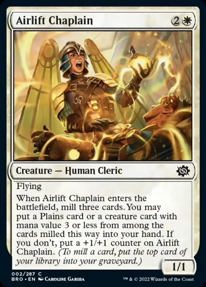 Airlift Chaplain [The Brothers’ War] - MTG Single