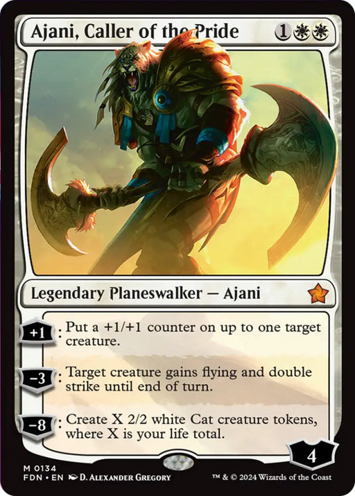 Ajani Caller of the Pride [Foundations] - MTG Single