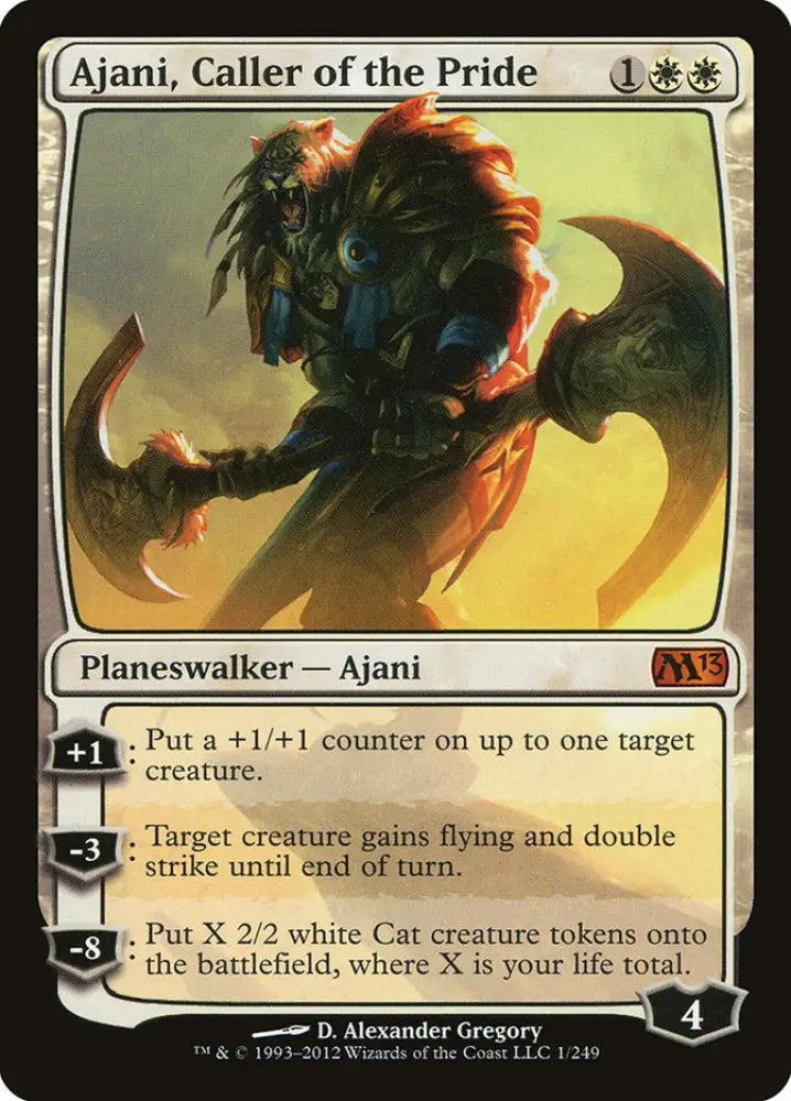 Ajani Caller of the Pride [Magic 2013] - MTG Single