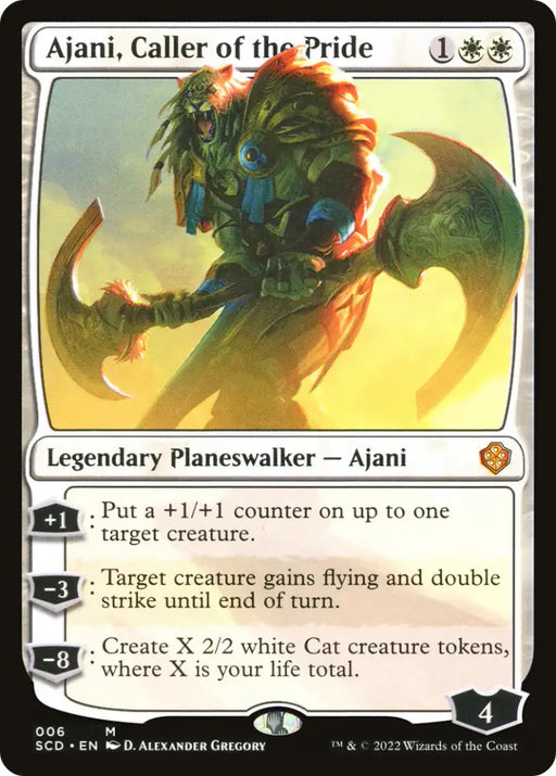Ajani Caller of the Pride [Starter Commander Decks] - MTG Single