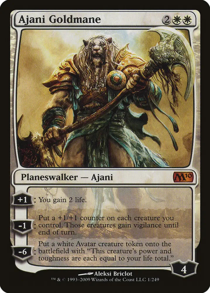 Ajani Goldmane [Magic 2010] - MTG Single