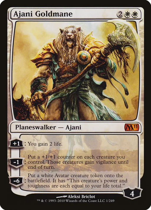 Ajani Goldmane [Magic 2011] - MTG Single
