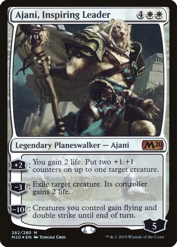 Ajani Inspiring Leader [Core Set 2020] - MTG Single