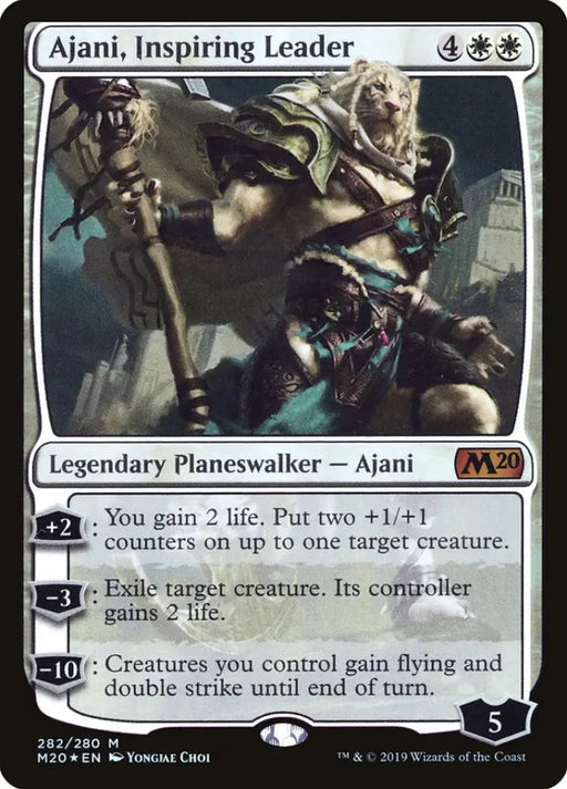 Ajani Inspiring Leader [Core Set 2020] - MTG Single
