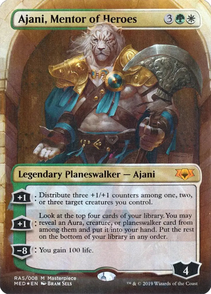 Ajani Mentor of Heroes [Mythic Edition] - MTG Single