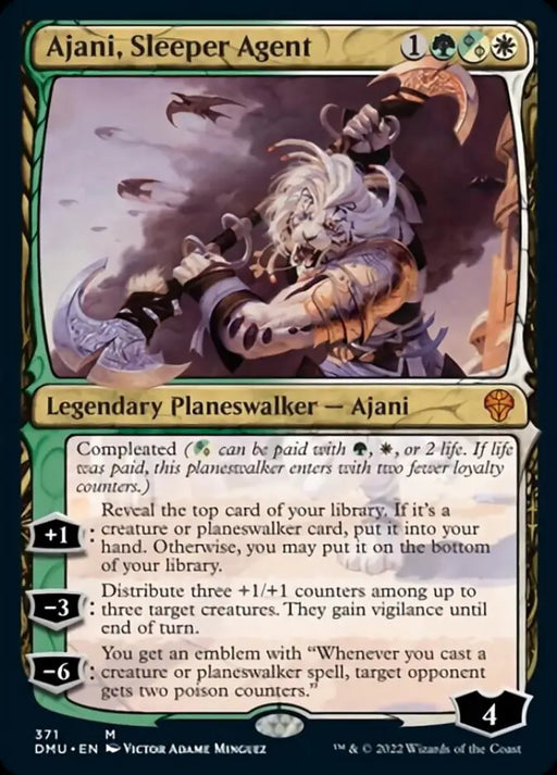 Ajani Sleeper Agent (Showcase) [Dominaria United] - MTG Single