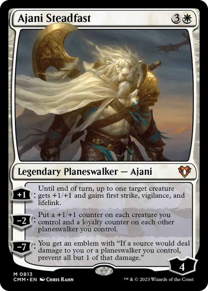 Ajani Steadfast [Commander Masters] - MTG Single