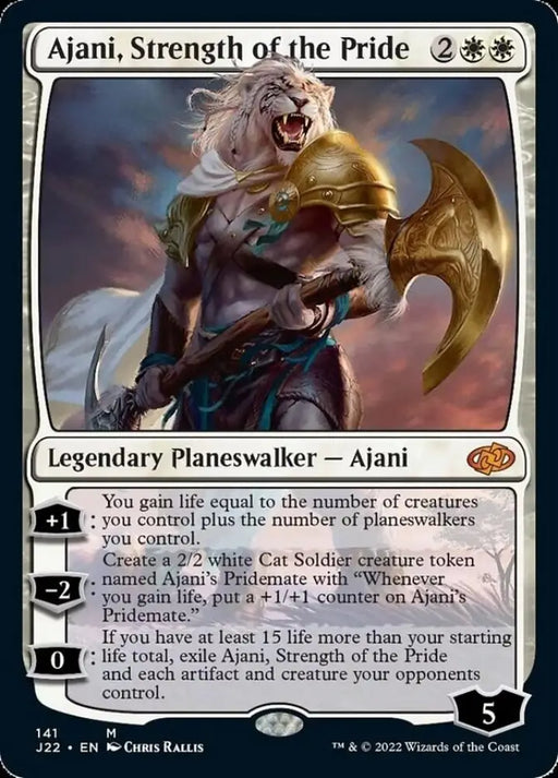 Ajani Strength of the Pride [Jumpstart 2022] - MTG Single