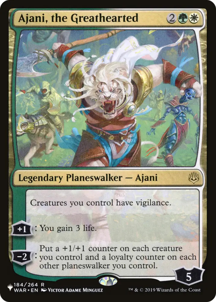 Ajani the Greathearted [The List] - MTG Single