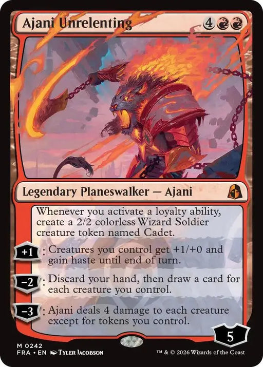 Ajani Unrelenting (242) [Reality Fracture]