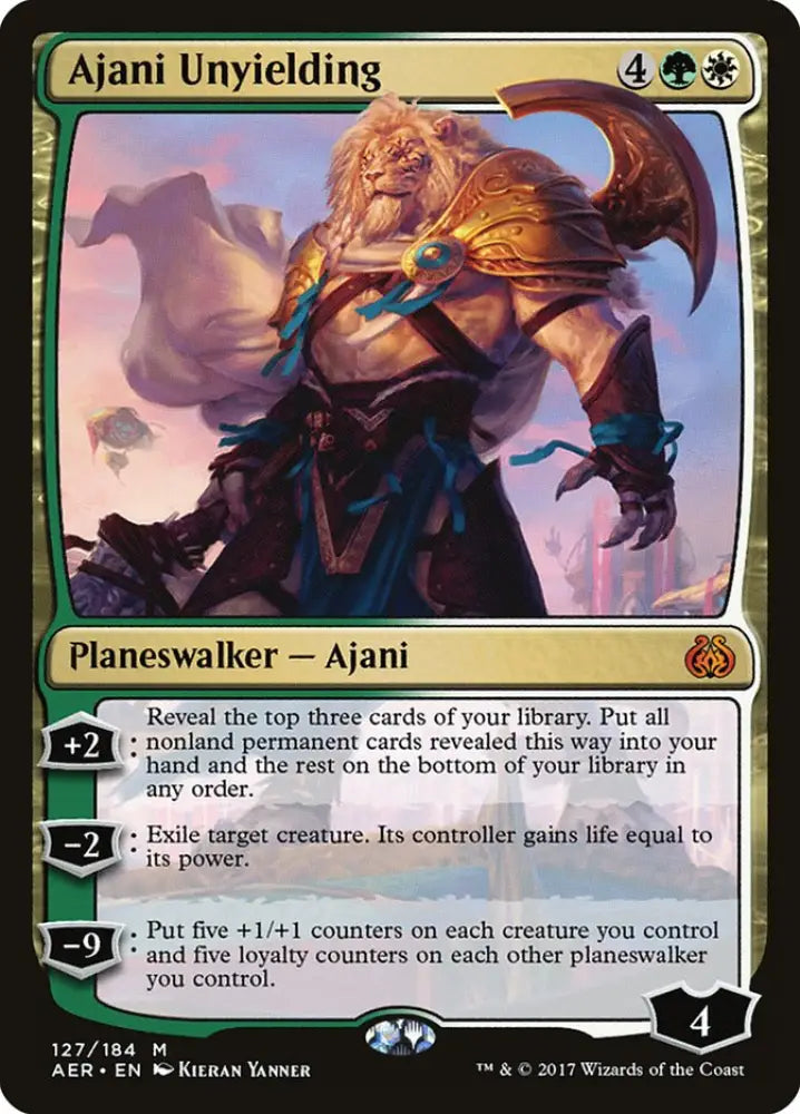 Ajani Unyielding [Aether Revolt] - MTG Single