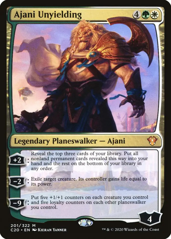 Ajani Unyielding [Commander 2020] - MTG Single