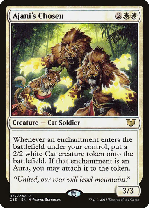 Ajani’s Chosen [Commander 2015] - MTG Single