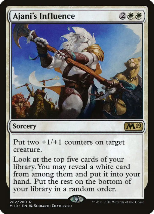 Ajani’s Influence [Core Set 2019] - MTG Single