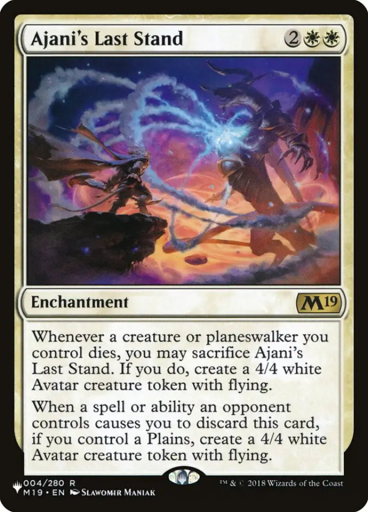 Ajani’s Last Stand [The List] - MTG Single