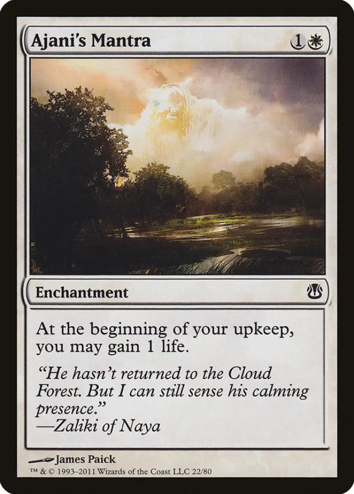 Ajani’s Mantra [Duel Decks: Ajani vs. Nicol Bolas] - MTG Single