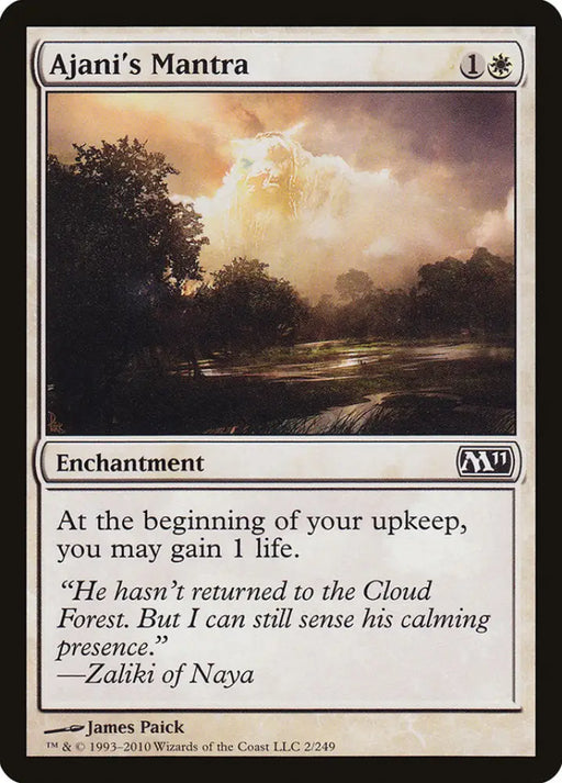 Ajani’s Mantra [Magic 2011] - MTG Single