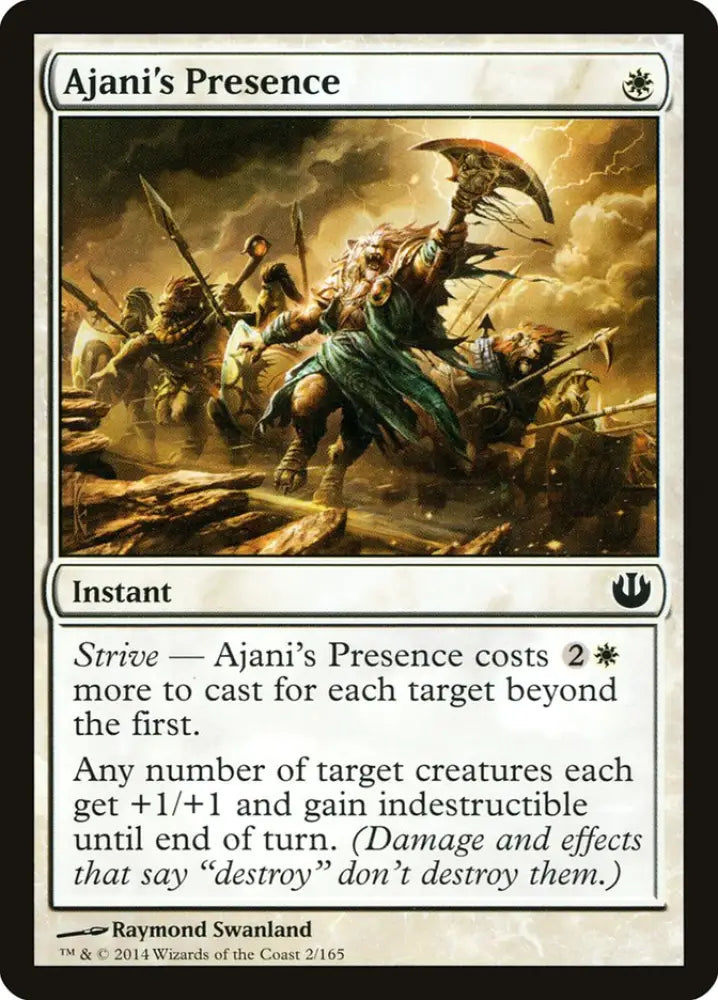 Ajani’s Presence [Journey into Nyx] - MTG Single