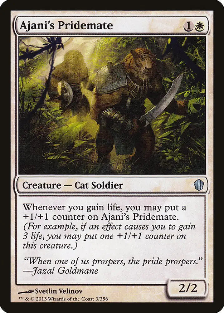 Ajani’s Pridemate [Commander 2013] - MTG Single