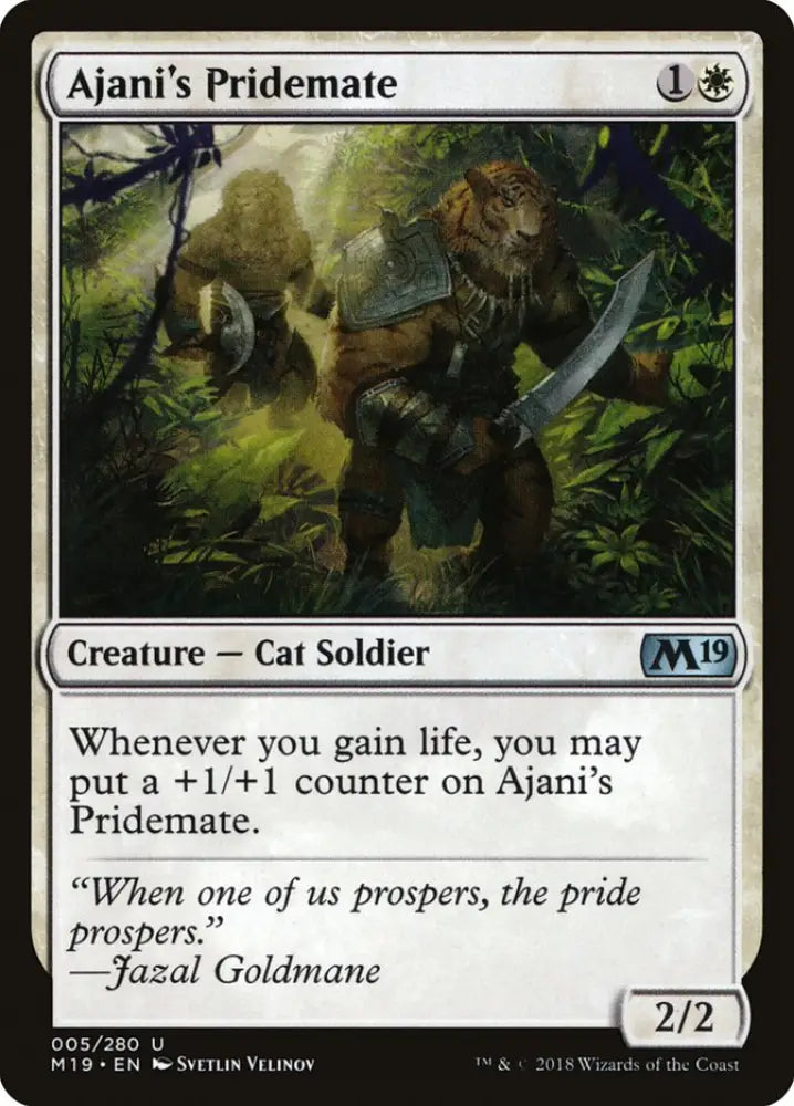 Ajani’s Pridemate [Core Set 2019] - MTG Single