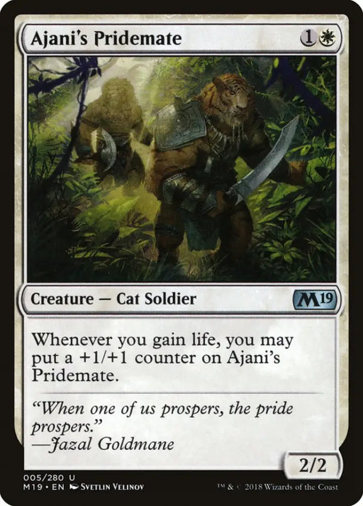 Ajani’s Pridemate [Core Set 2019] - MTG Single