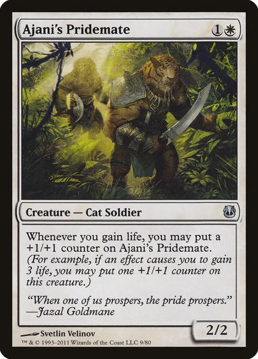 Ajani’s Pridemate [Duel Decks: Ajani vs. Nicol Bolas] - MTG Single