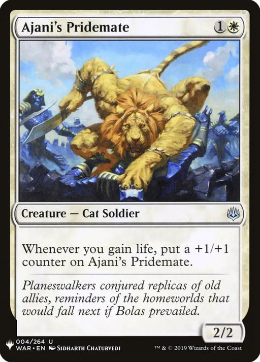 Ajani’s Pridemate [Mystery Booster] - MTG Single