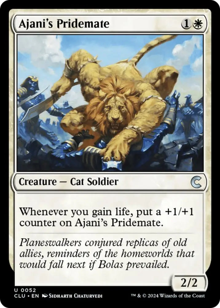 Ajani’s Pridemate [Ravnica: Clue Edition] - MTG Single