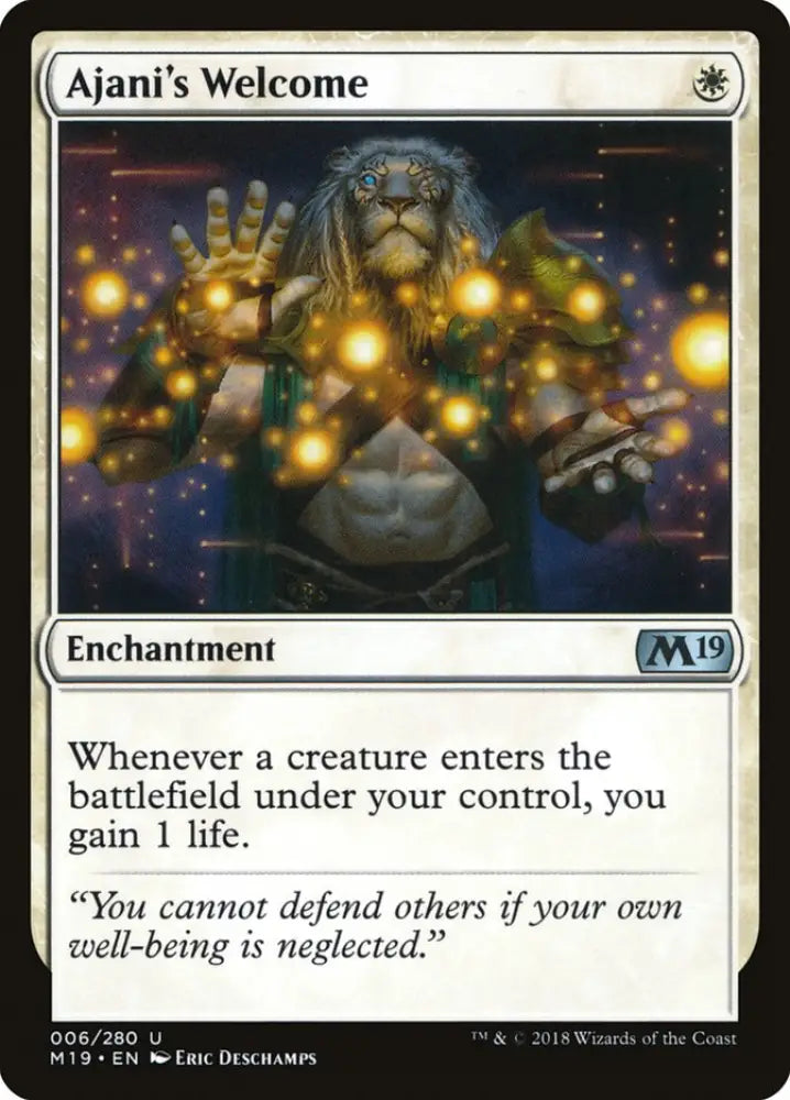 Ajani’s Welcome [Core Set 2019] - MTG Single