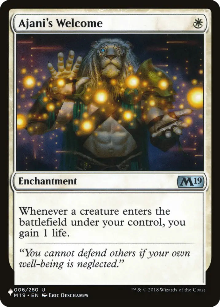 Ajani’s Welcome [The List] - MTG Single