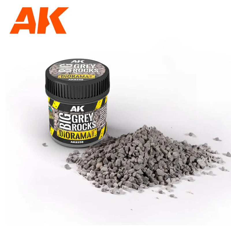 AK Interactive: 1/35 Big Grey Rocks / Small Railroad Ballast - AK Interactive