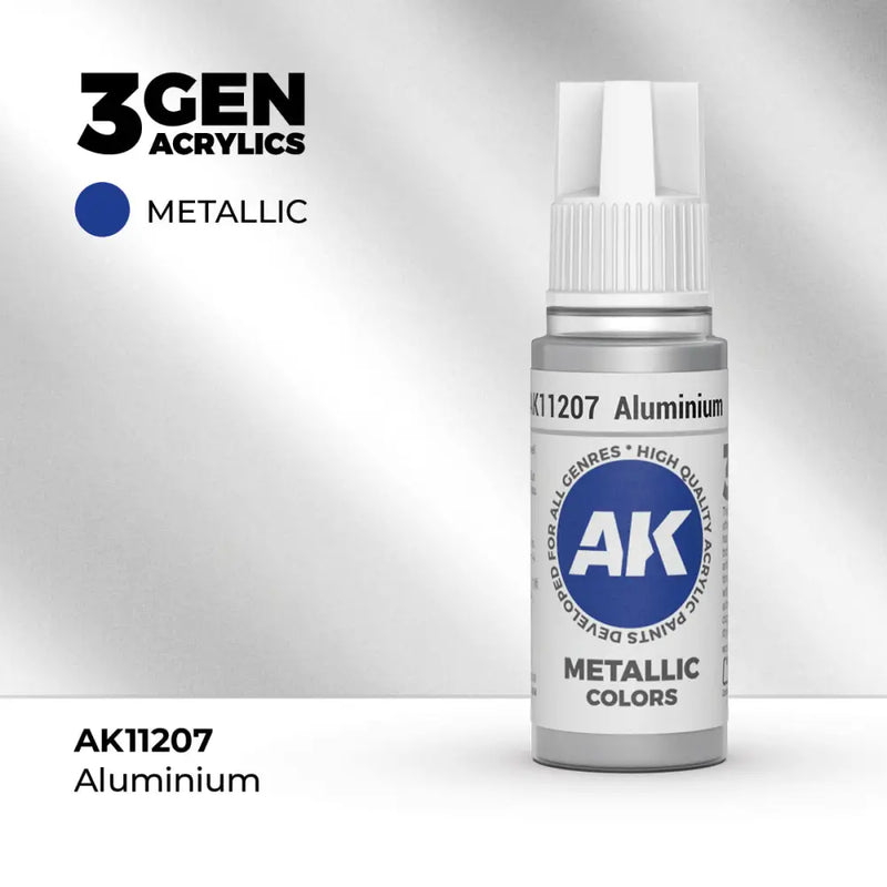 AK Interactive: 3G Acrylic Aluminium 17ml - AK Interactive