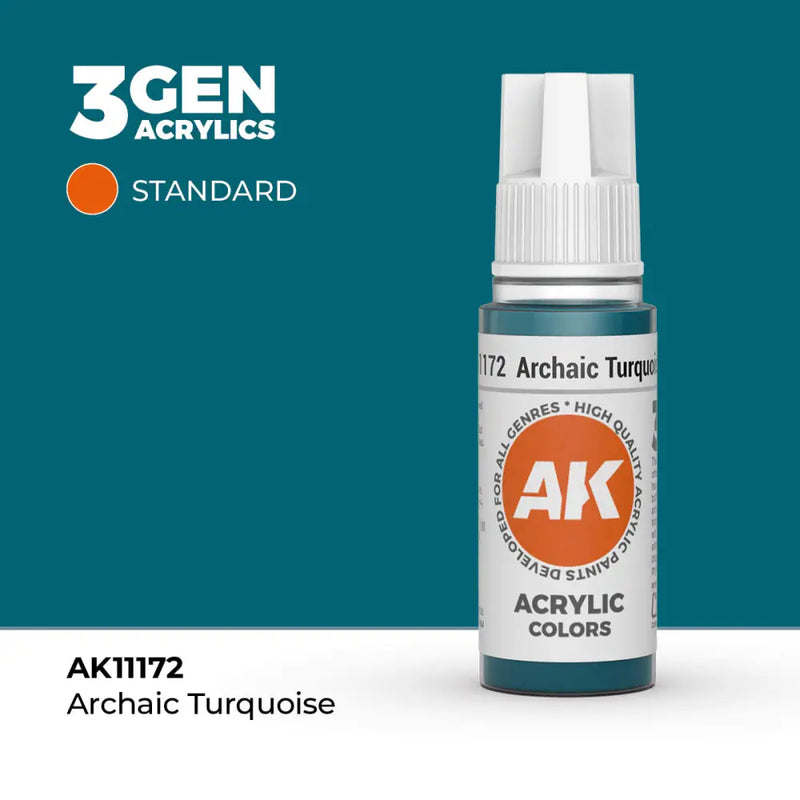 AK Interactive: 3G Acrylic Archaic Turquoise 17ml - AK Interactive
