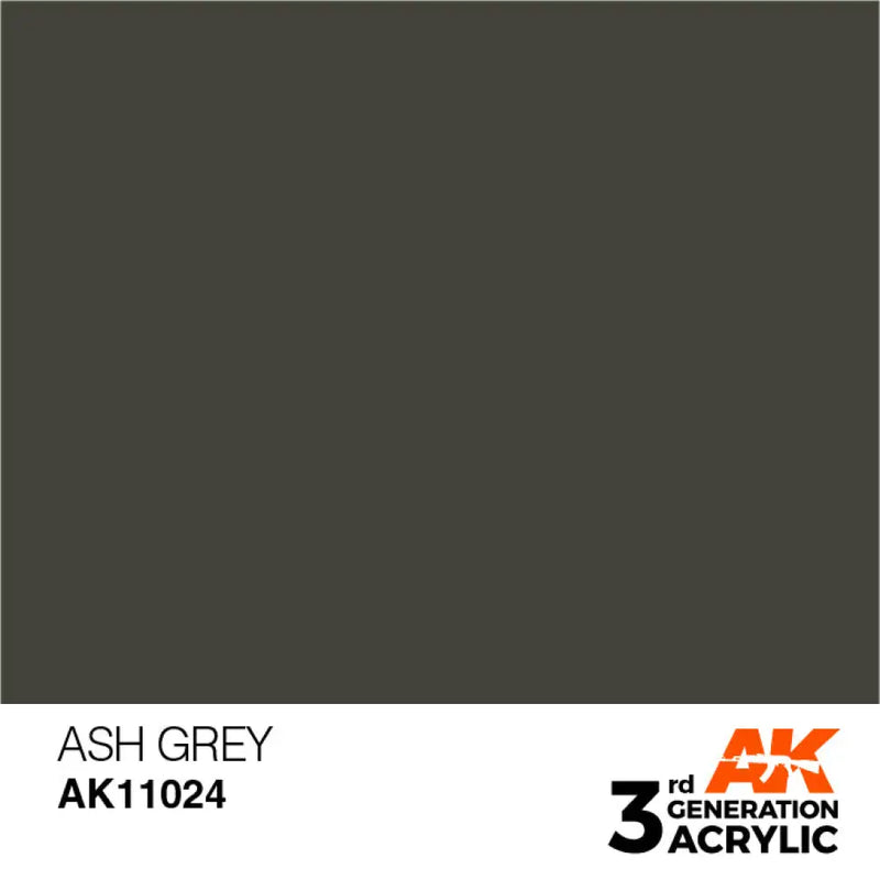 AK Interactive: 3G Acrylic Ash Grey 17ml - AK Interactive