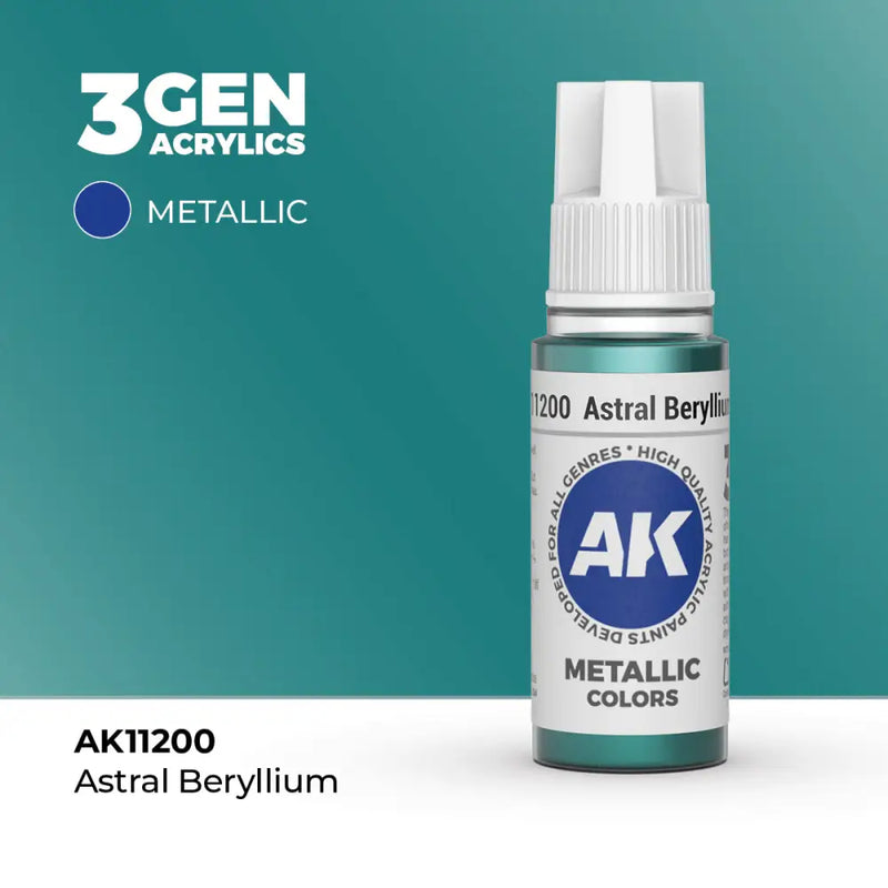 AK Interactive: 3G Acrylic Astral Beryllium 17ml - AK Interactive