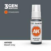 AK Interactive: 3G Acrylic Basalt Grey 17ml - AK Interactive
