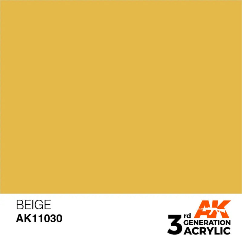 AK Interactive: 3G Acrylic Beige 17ml - AK Interactive