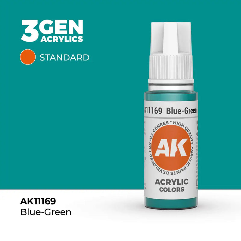 AK Interactive: 3G Acrylic Blue-Green 17ml - AK Interactive