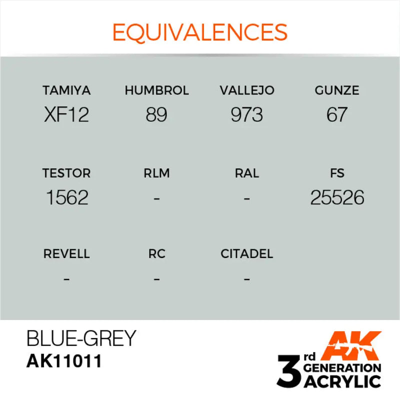 AK Interactive: 3G Acrylic Blue-Grey 17ml - AK Interactive