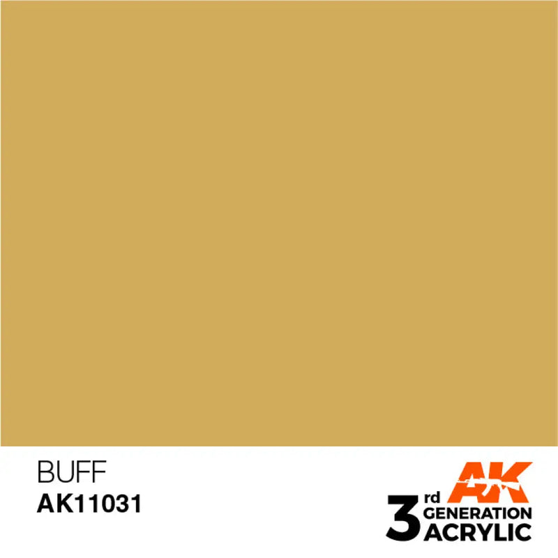 AK Interactive: 3G Acrylic Buff 17ml - AK Interactive
