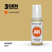 AK Interactive: 3G Acrylic Buff 17ml - AK Interactive