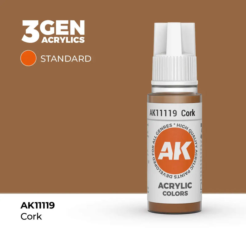 AK Interactive: 3G Acrylic Cork 17ml - AK Interactive