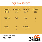 AK Interactive: 3G Acrylic Dark Sand 17ml - AK Interactive