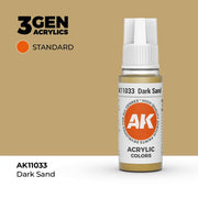 AK Interactive: 3G Acrylic Dark Sand 17ml - AK Interactive