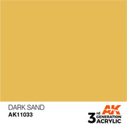 AK Interactive: 3G Acrylic Dark Sand 17ml - AK Interactive