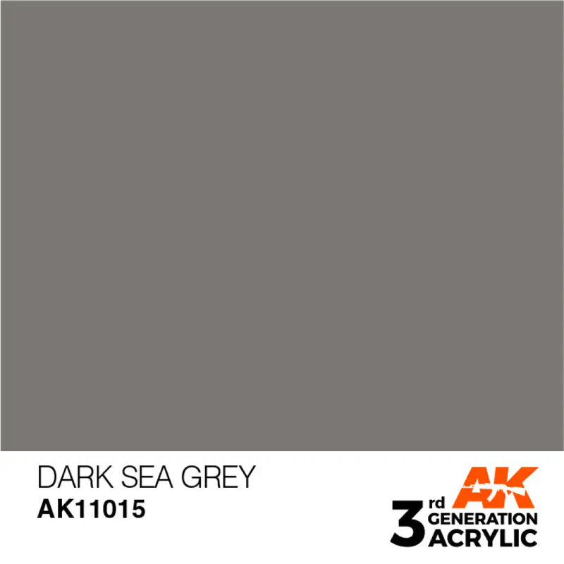 AK Interactive: 3G Acrylic Dark Sea Grey 17ml - AK Interactive