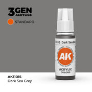 AK Interactive: 3G Acrylic Dark Sea Grey 17ml - AK Interactive